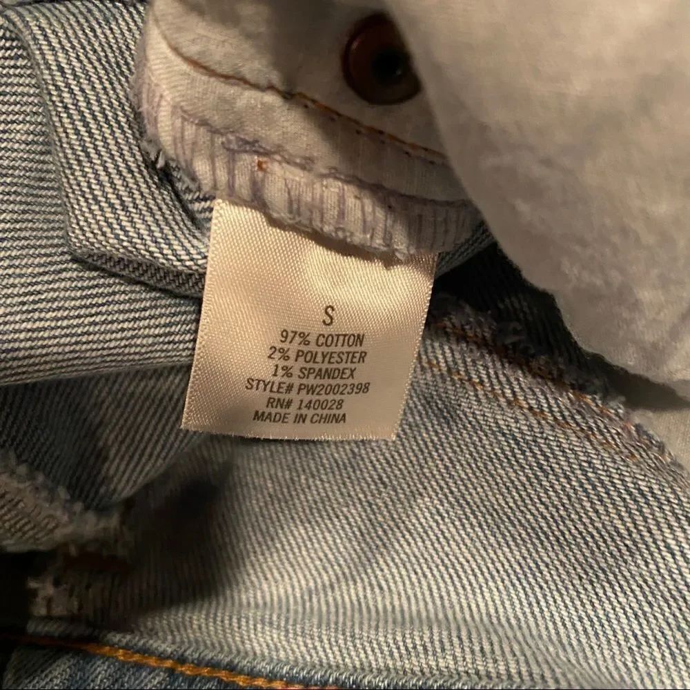 Harper Blue Jean Mini Skirt - Picture 5 of 10